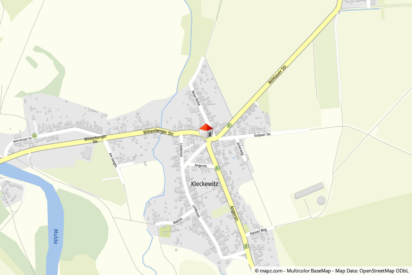 Geolyzer Kartenausschnitt