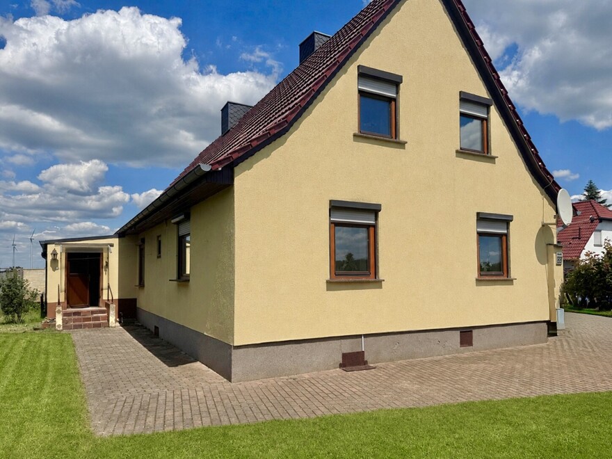 Haus von Straßenansicht