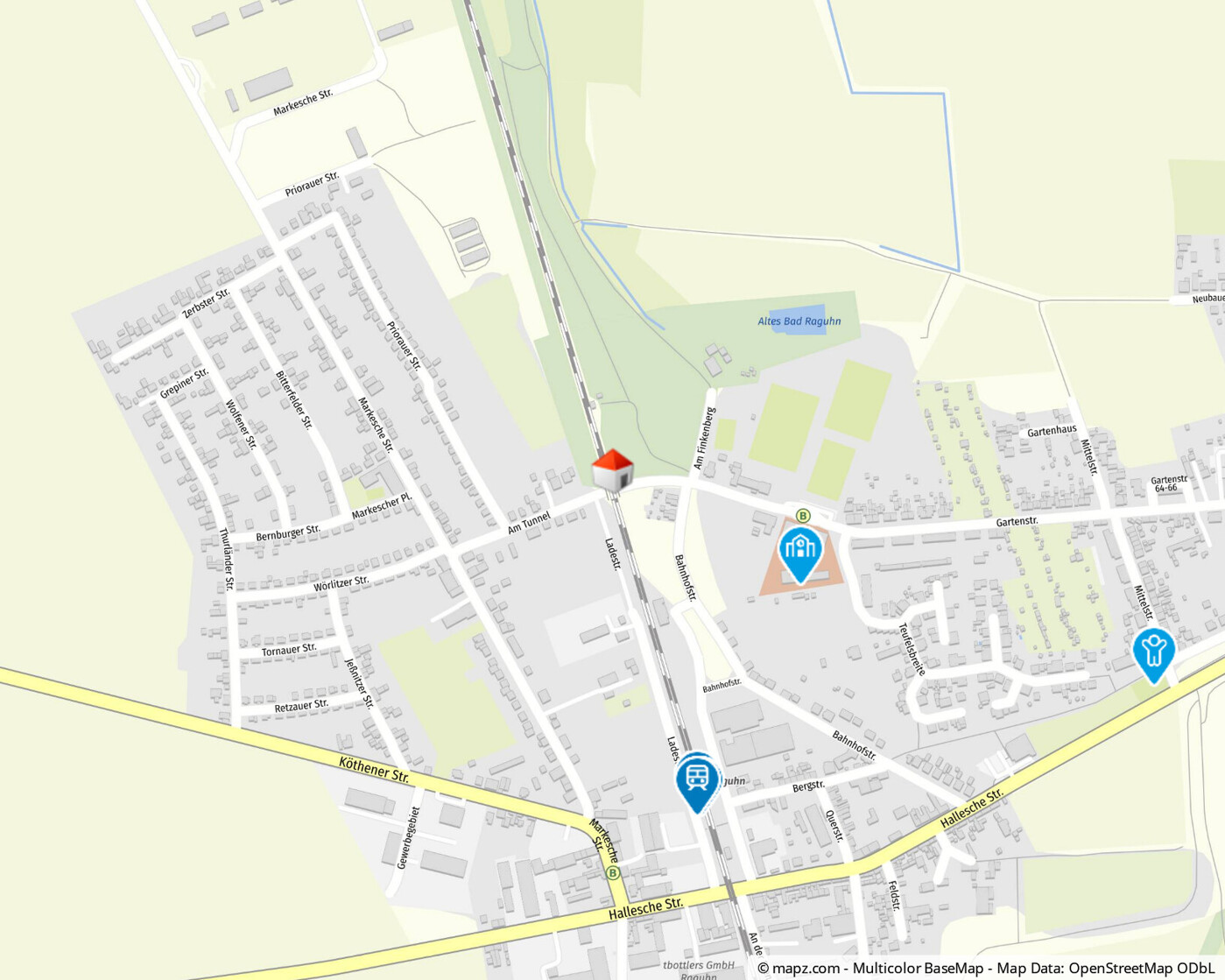 Geolyzer Kartenausschnitt