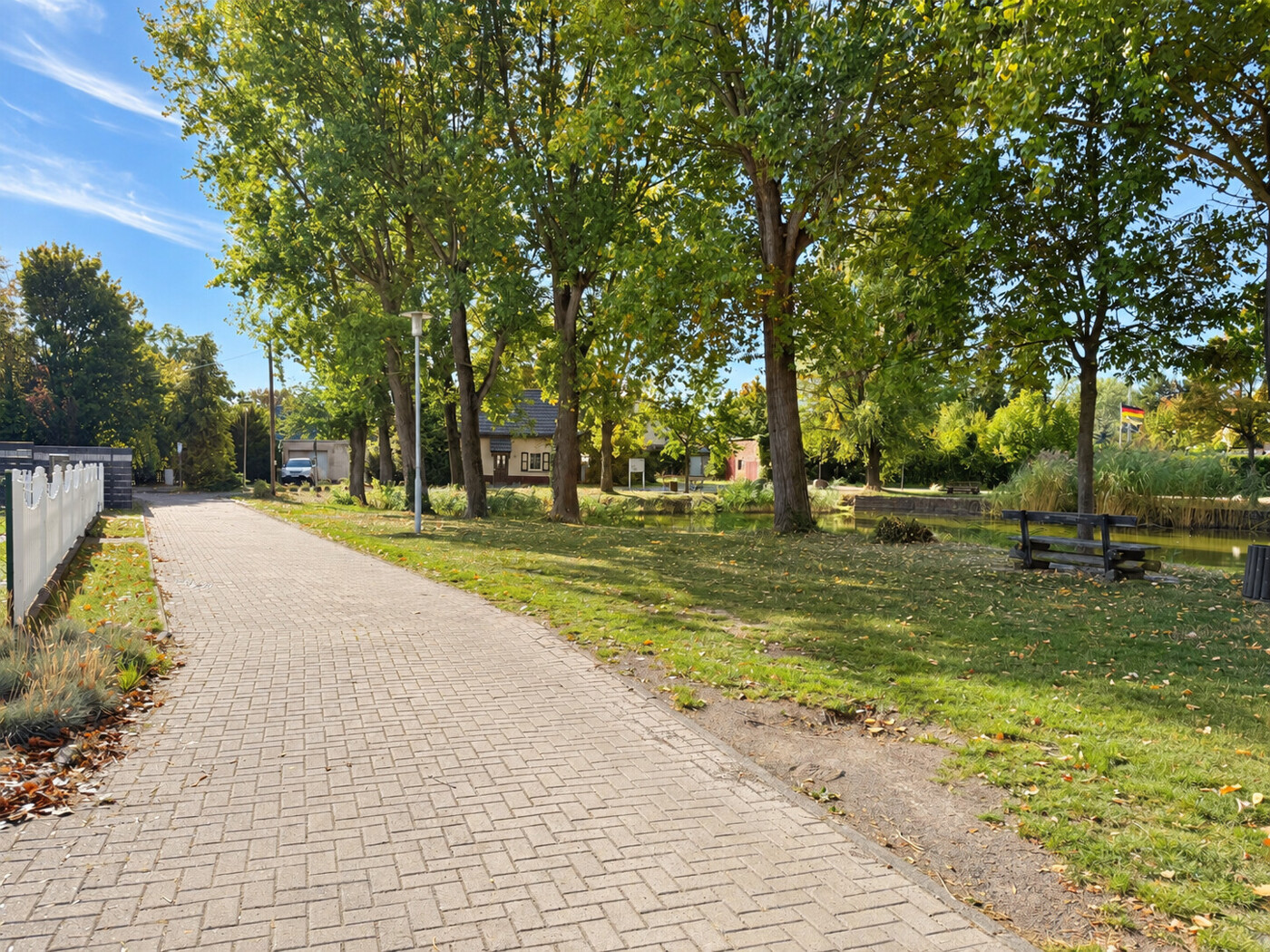 Straße zum Haus
