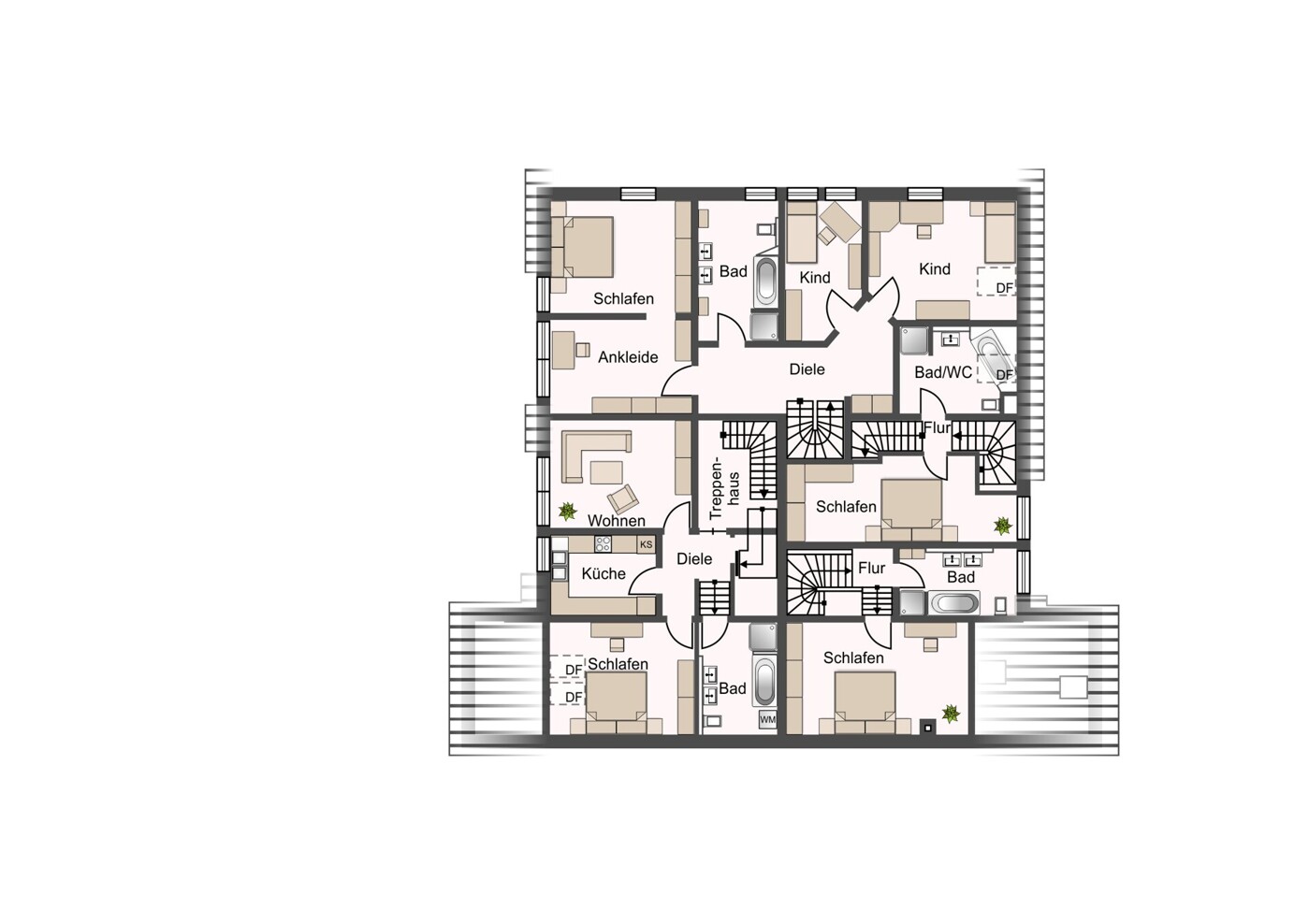 Grundriss 2. Obergeschoss