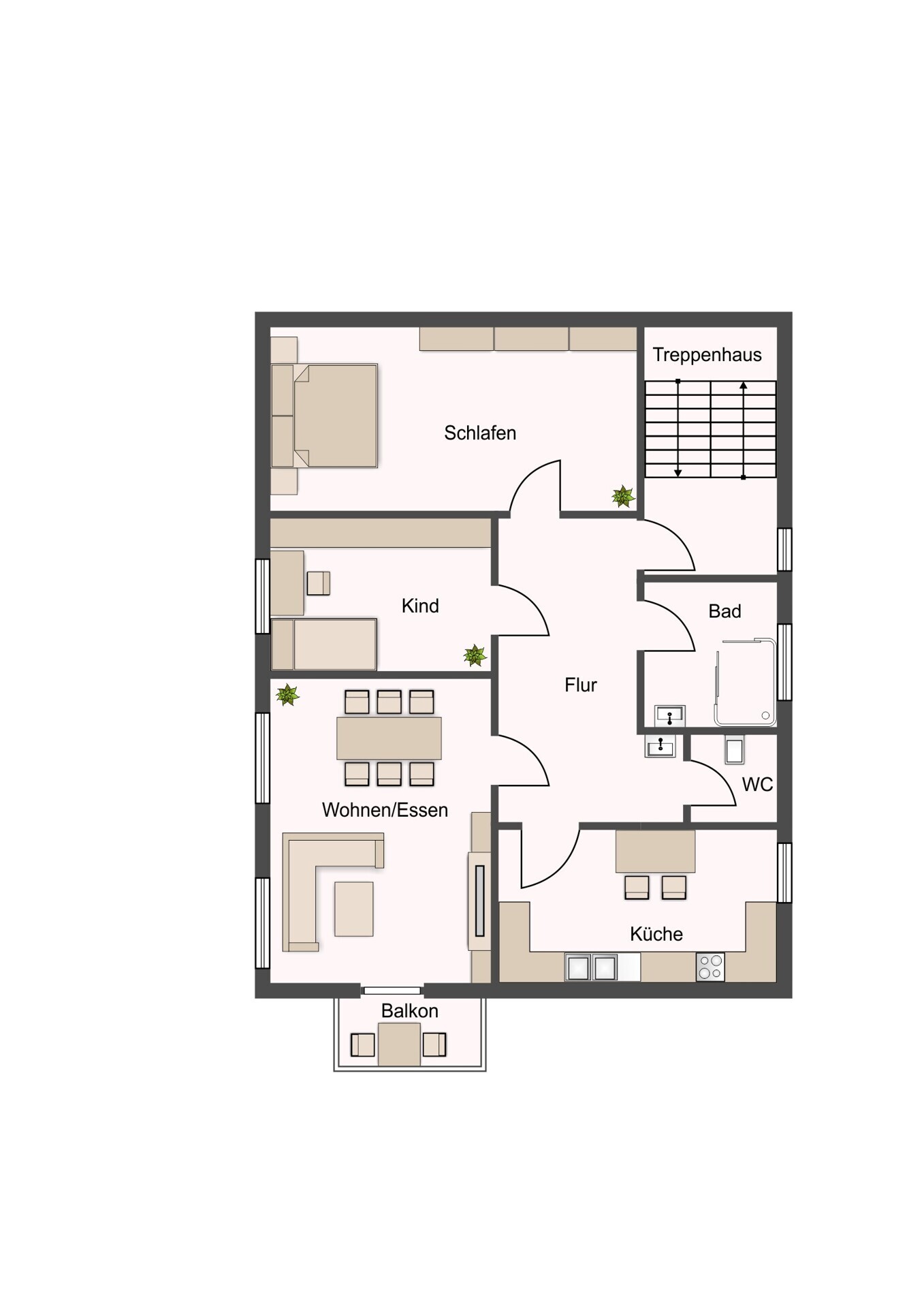 Grundriss Obergeschoss