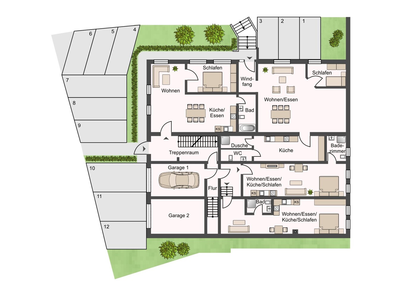 Grundriss Erdgeschoss