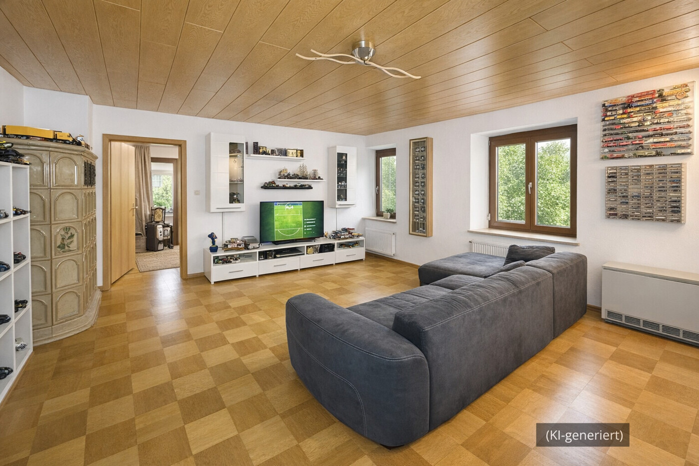 Wohnzimmer KI-Generiert