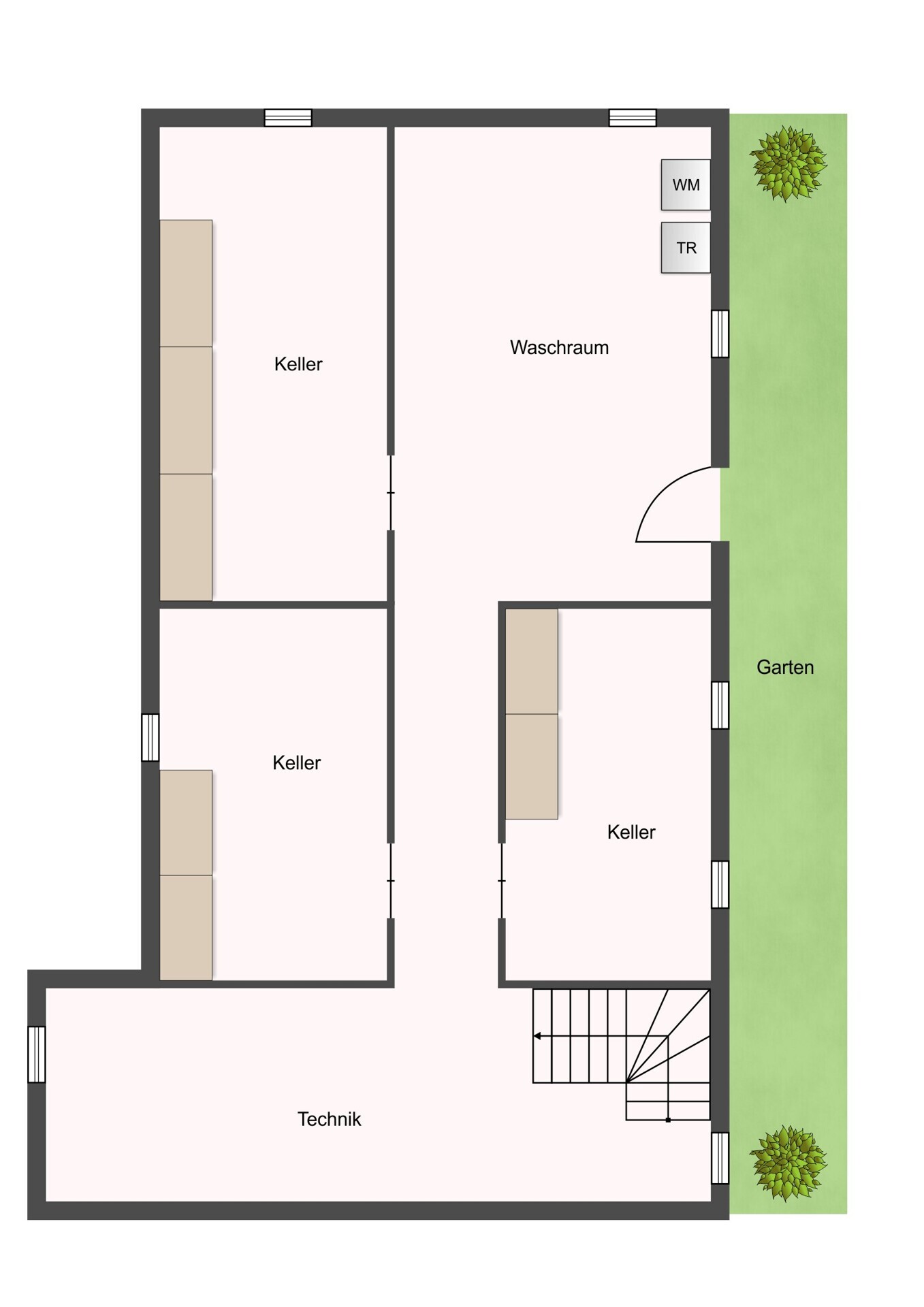 Grundriss Keller