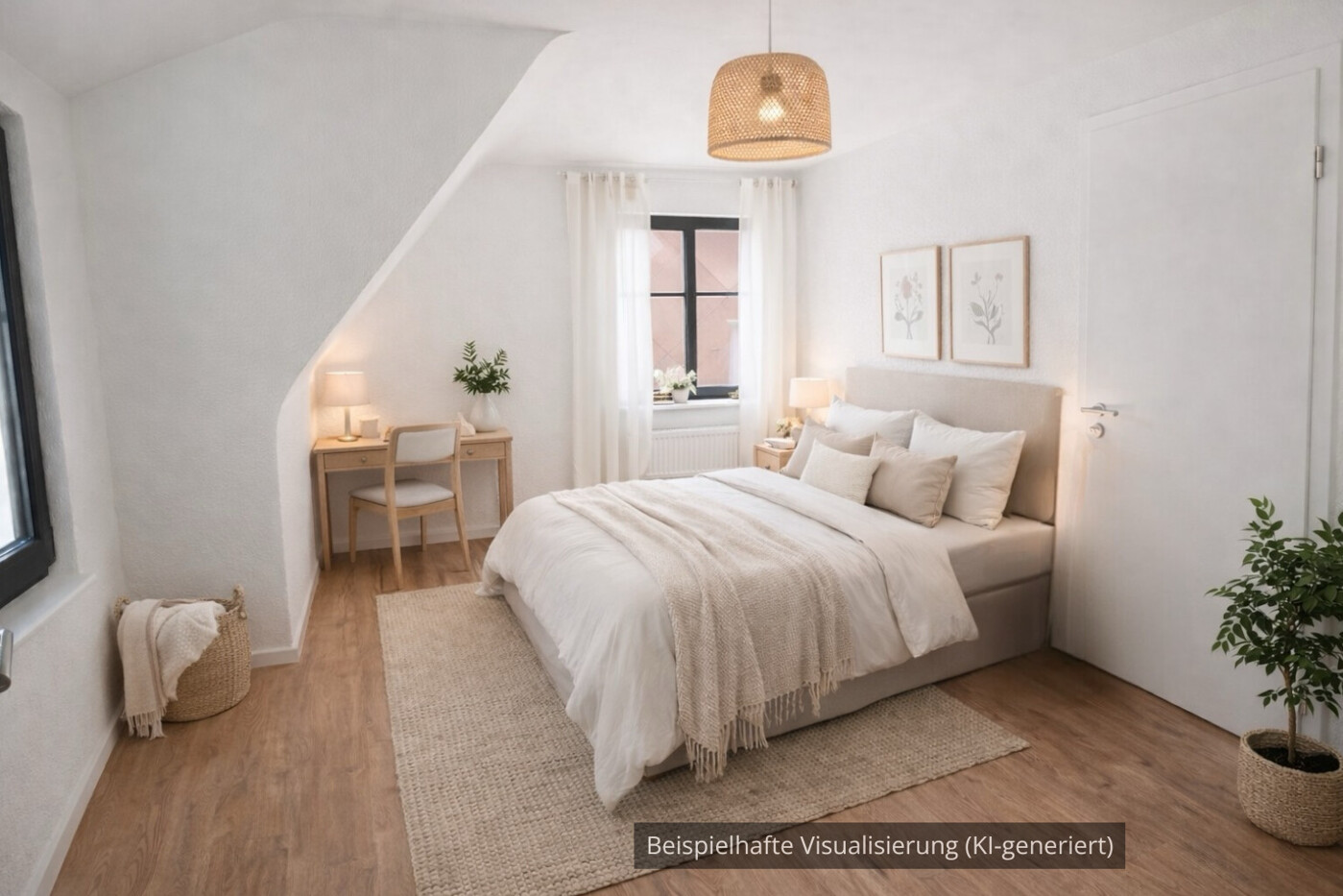 Schlafzimmer KI Visualisierung