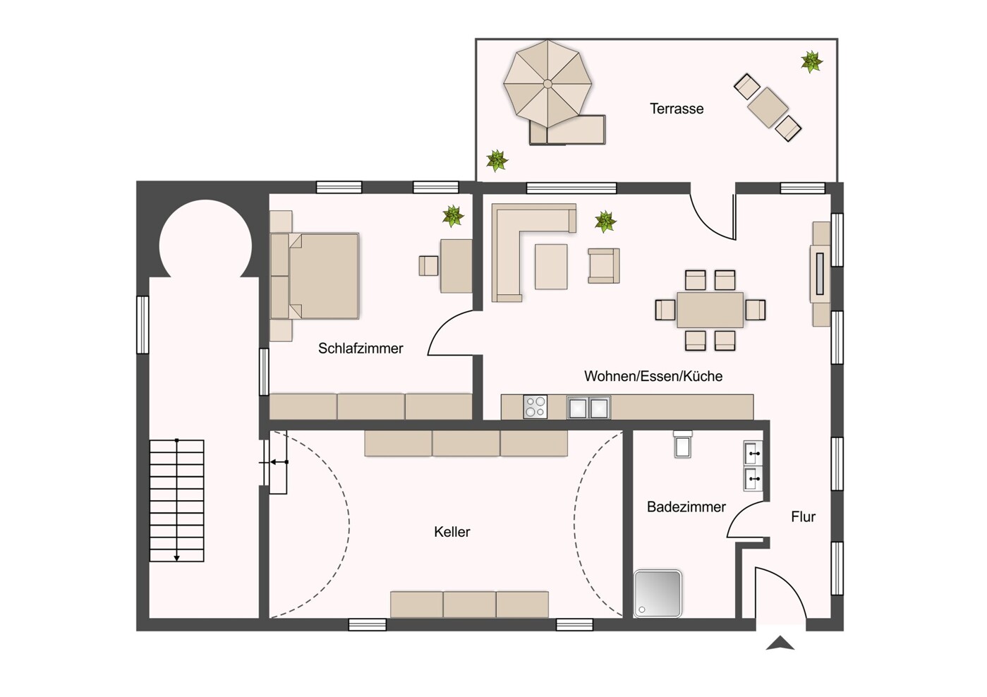 Grundriss Erdgeschoss 