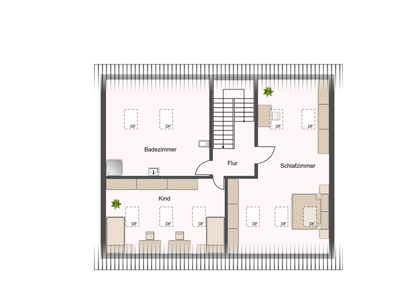 Grundriss Dachgeschoss 