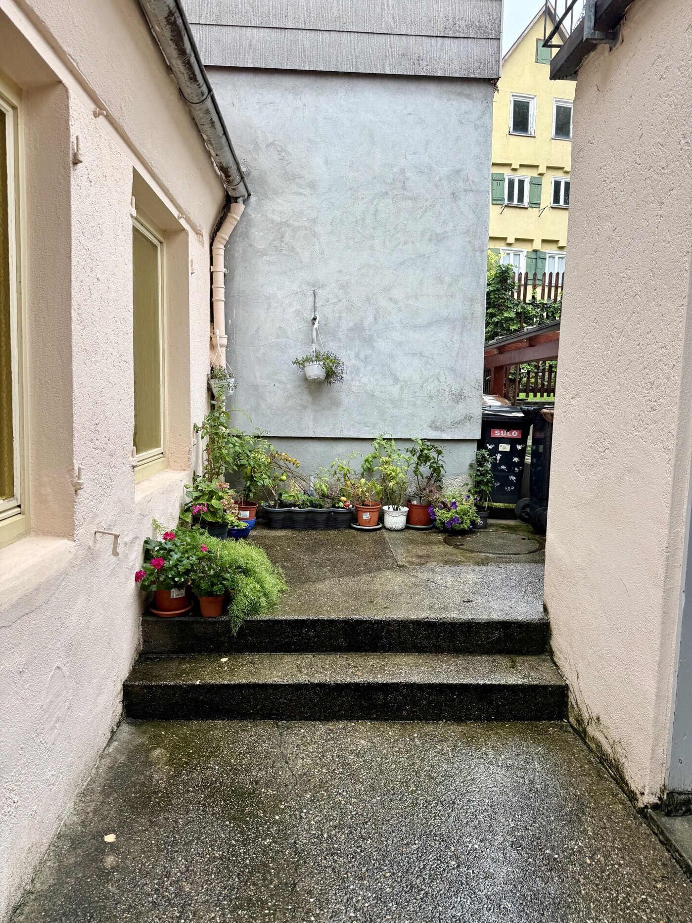 Terrasse Friseur 