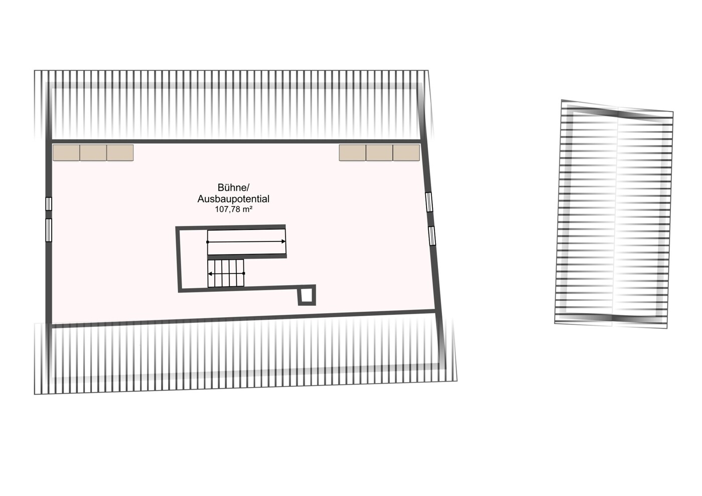 Grundriss Dachboden 