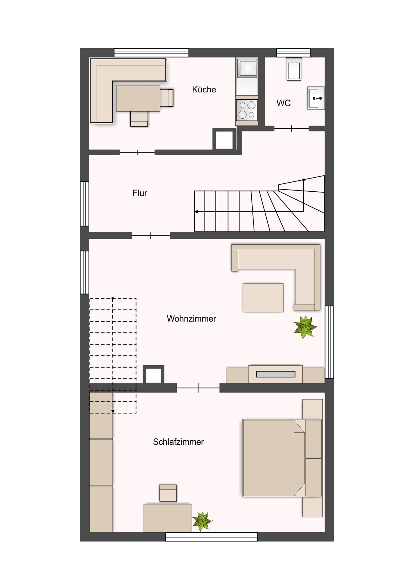 Grundriss Obergeschoss 