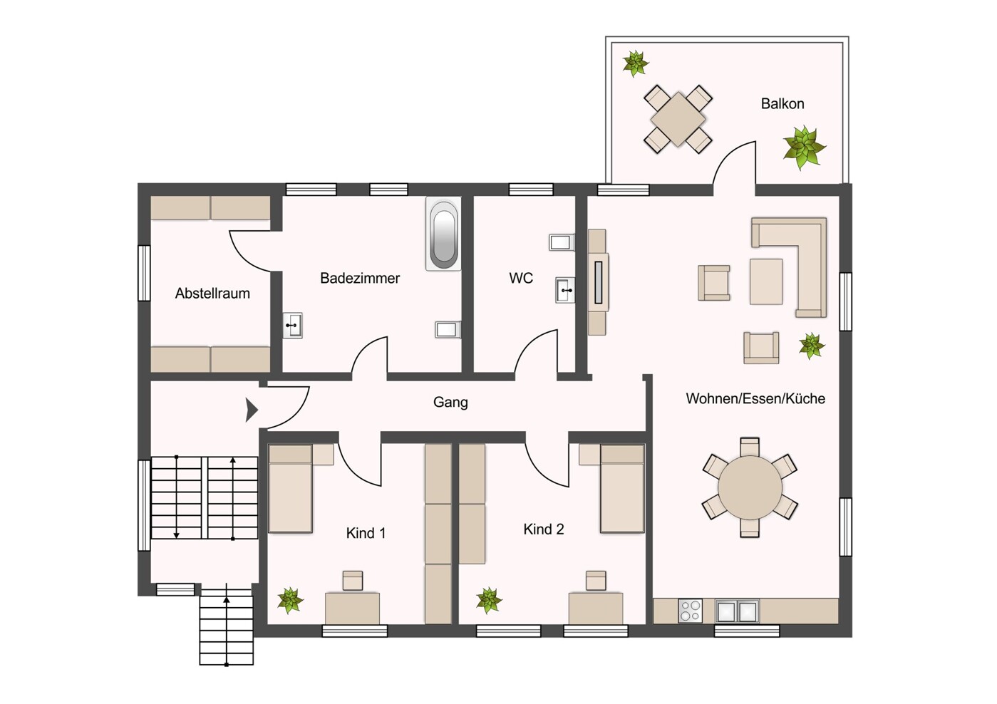 Grundriss 1. Obergeschoss