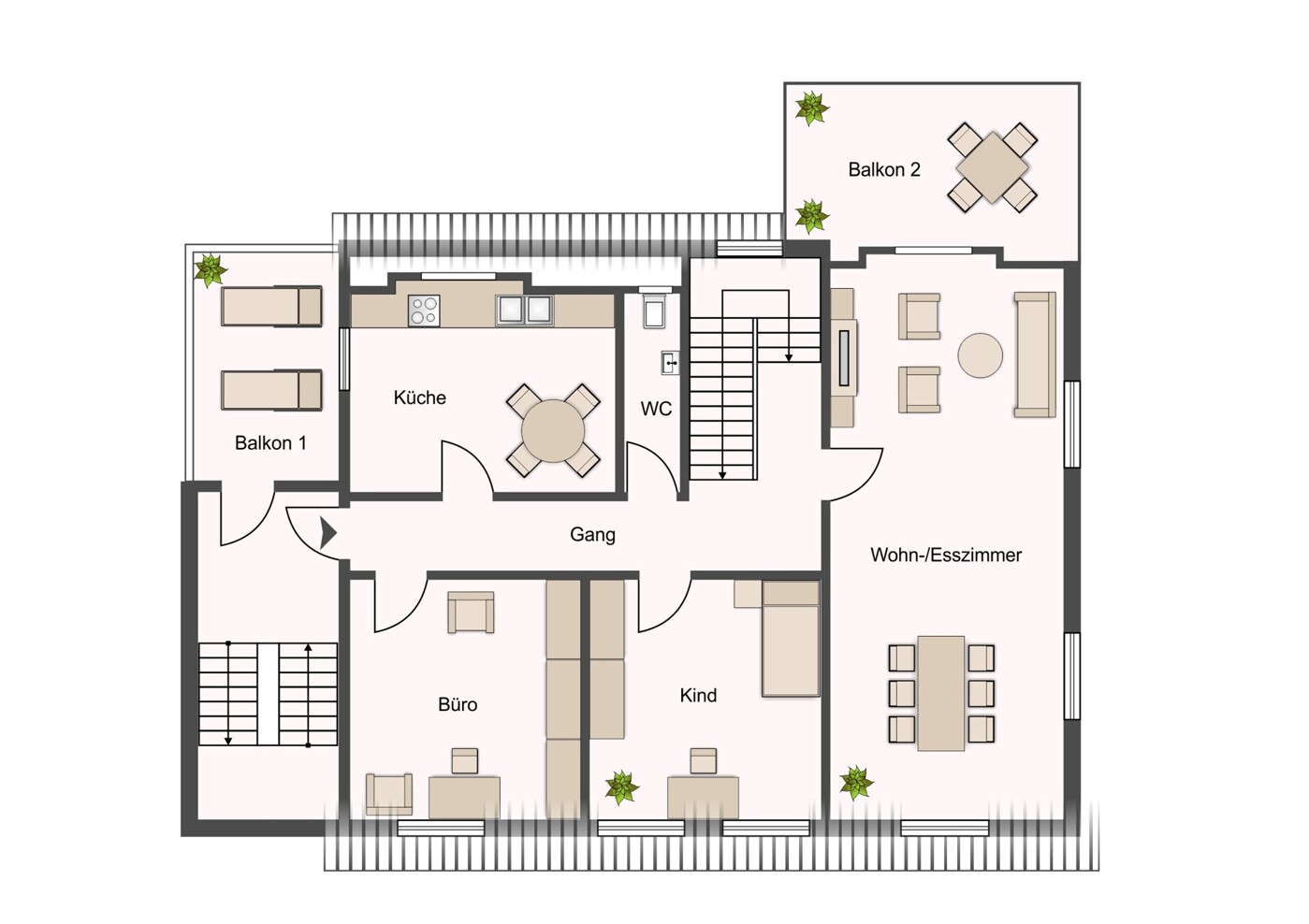 Grundriss 2. Obergeschoss