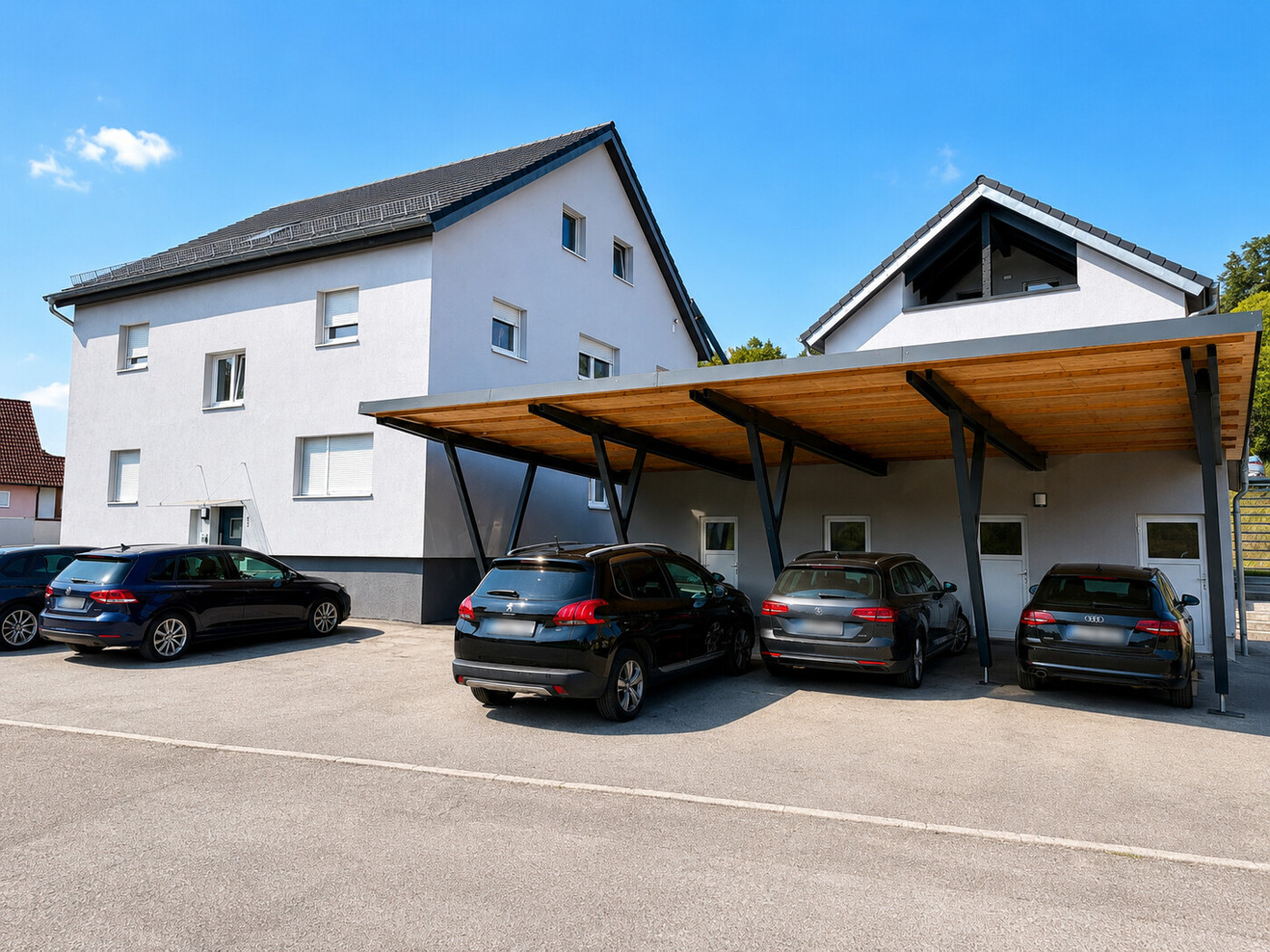 Carport + Stepplatz