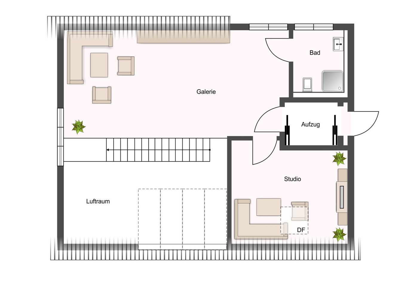 Grundriss Dachgeschoss