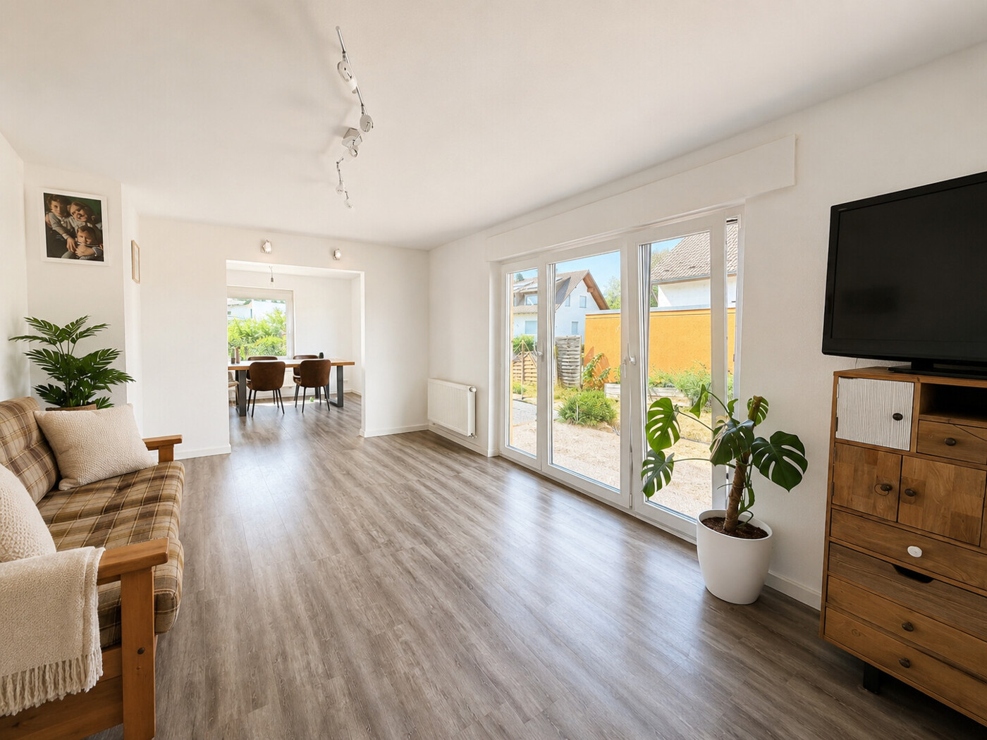 Wohnzimmer KI-generiert