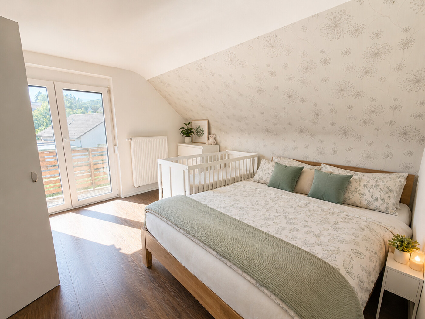 Schlafzimmer KI-generiert