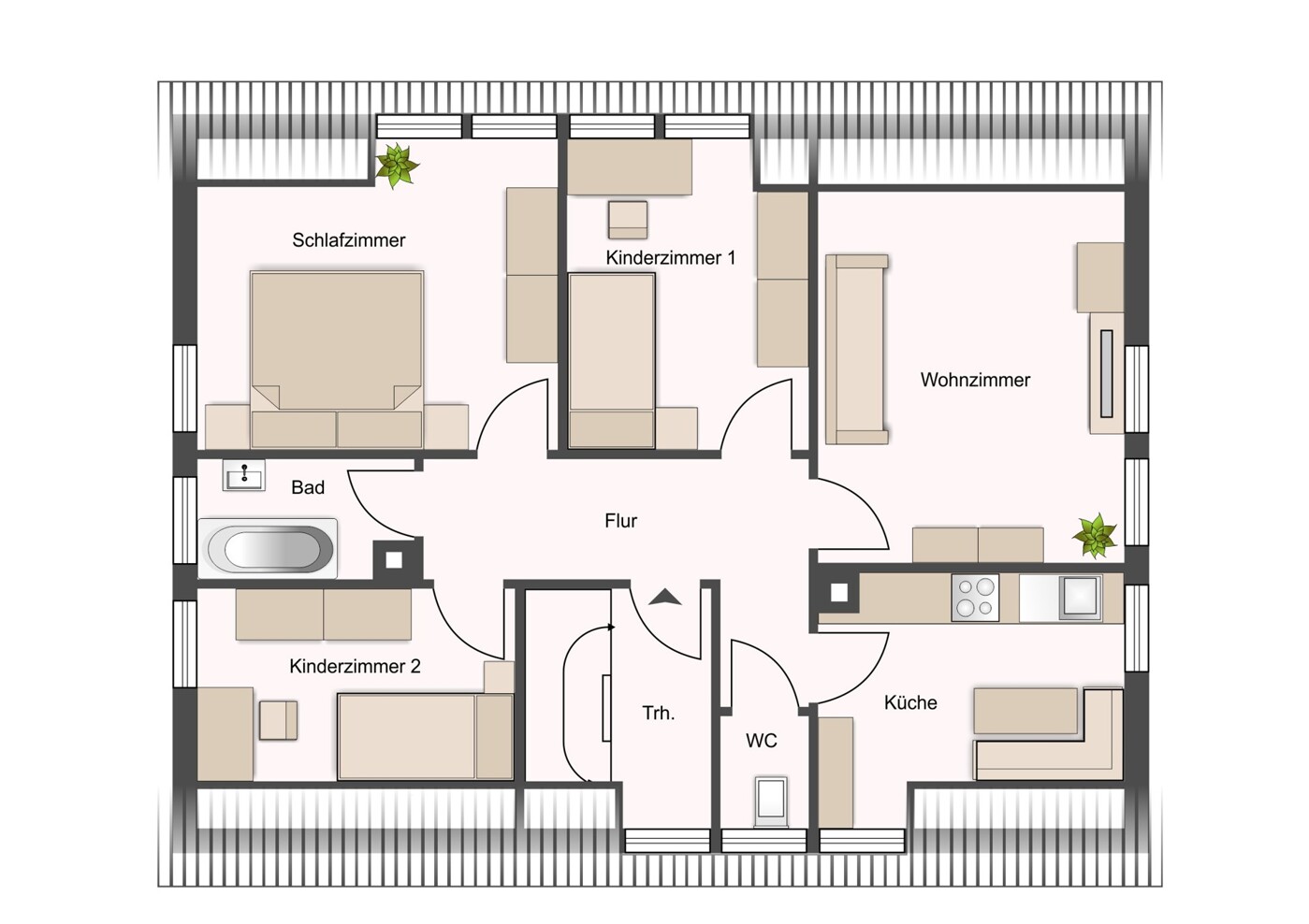 Grundriss Dachgeschoss