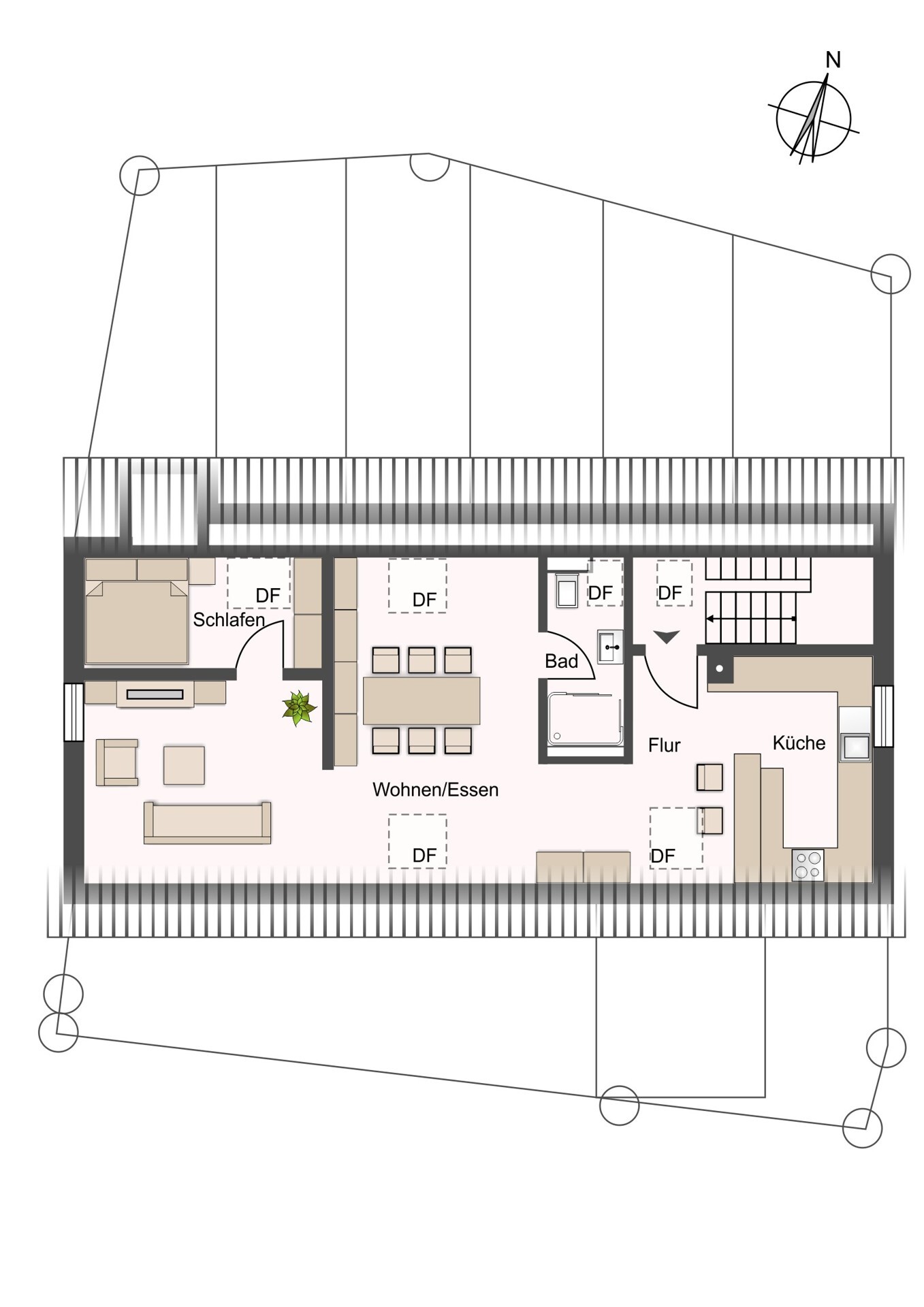 Grundriss Dachgeschoss