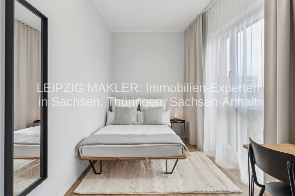 Schönes Zimmer in einem modernen 5-Raum Apartment mit allem inklusive im Zentrum von Leipzig - Foto 5