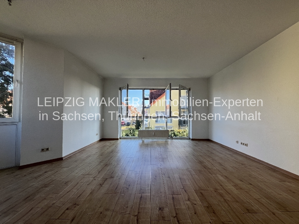 ZU VERMIETEN: 2-Zimmerwohnung mit Balkon - Am Turnplatz 7, Leipzig OT Burghausen - Photo 3