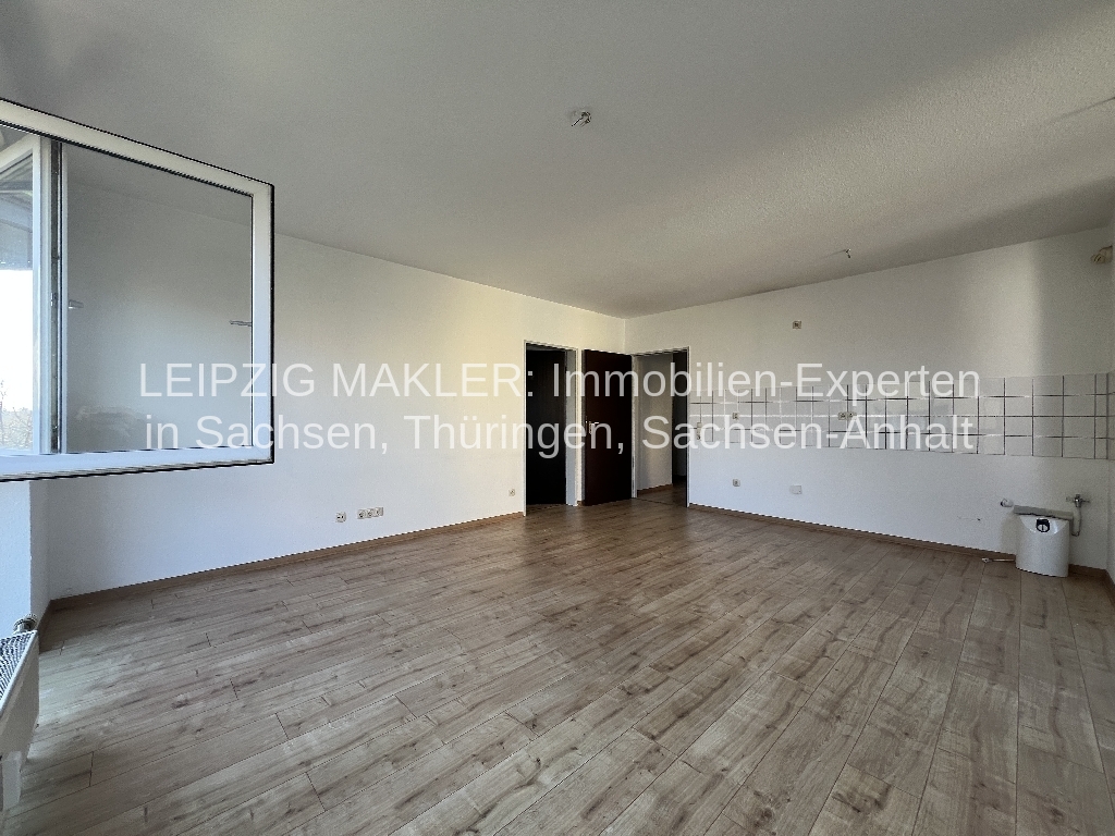 ZU VERMIETEN: 2-Zimmerwohnung mit Balkon - Am Turnplatz 7, Leipzig OT Burghausen - Photo 2
