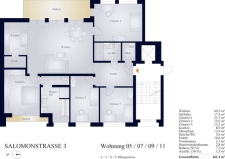 Grundriss WE 5-7-9-11