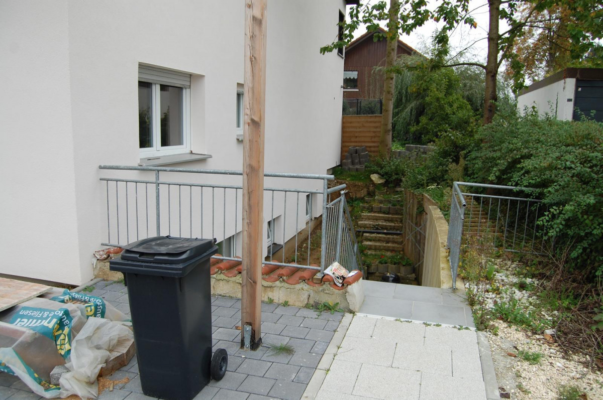 Treppe zur Wohnung