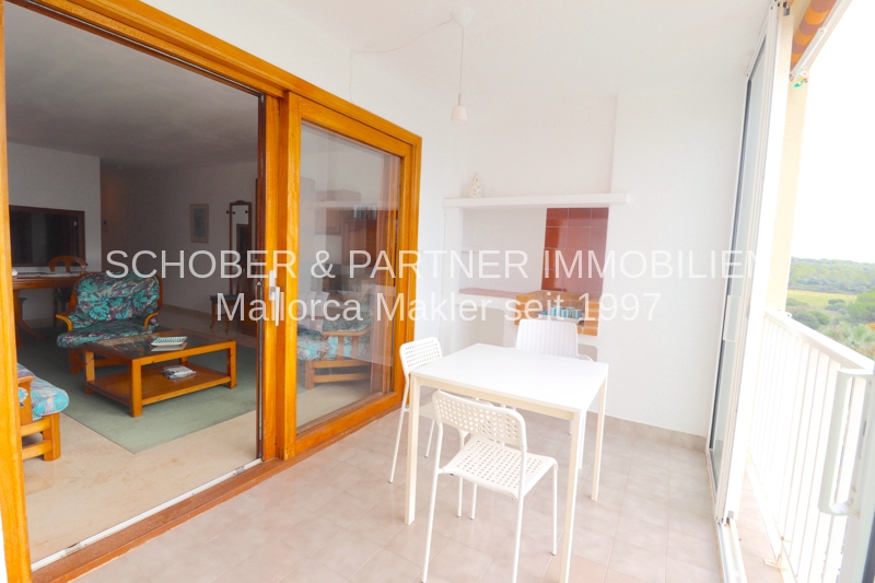 3-Zimmer-Wohnung mit Meerblick, dem Strand von Sa Coma und dem Naturschutzgebiet Sa Punta de N'Amer — Foto 4