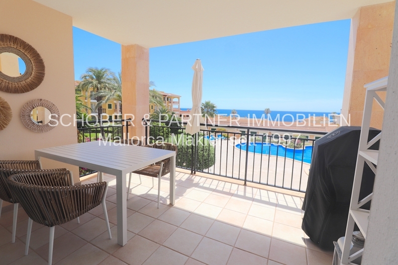 Meerblick, Cala Magrana - Moderne 3-Zimmer-Wohnung mit frontalem Blick auf das Meer — Foto 7