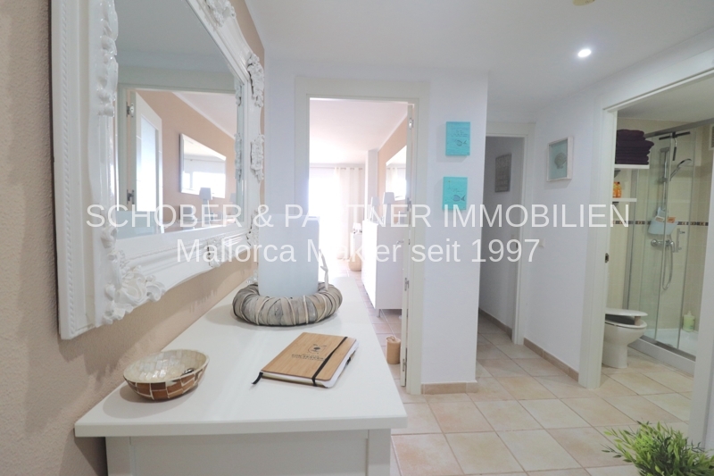 Meerblick, Cala Magrana - Moderne 3-Zimmer-Wohnung mit frontalem Blick auf das Meer — Foto 11