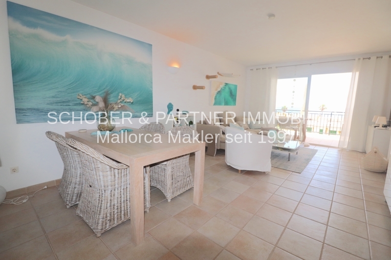 Meerblick, Cala Magrana - Moderne 3-Zimmer-Wohnung mit frontalem Blick auf das Meer — Foto 9