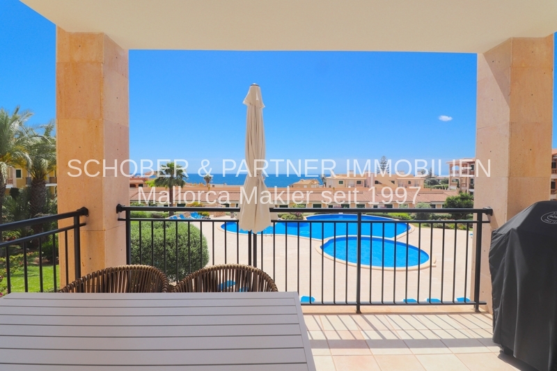 Meerblick, Cala Magrana - Moderne 3-Zimmer-Wohnung mit frontalem Blick auf das Meer — Foto 6