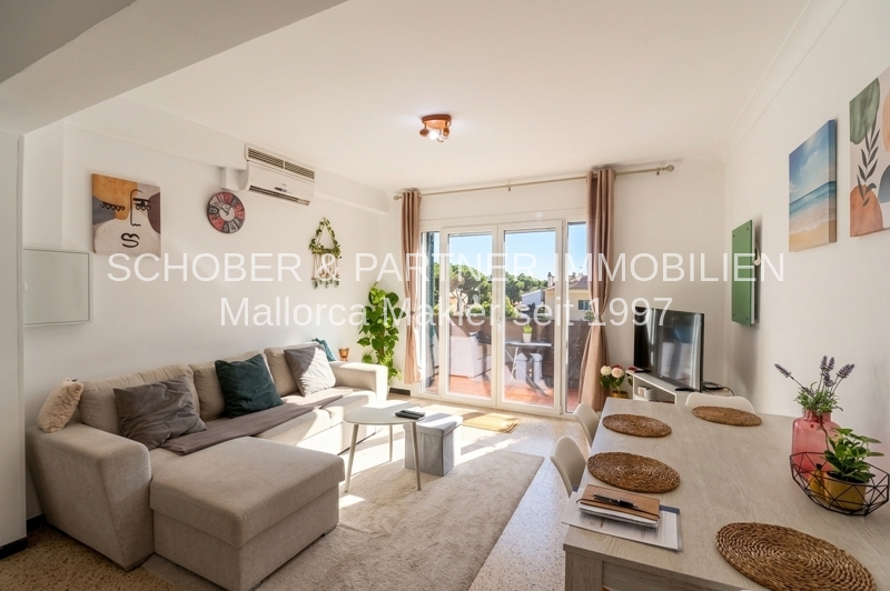 Gepflegte 4-Zi-Wohnung - wenige Gehminuten zum Meer - zentrale / ruhige Lage in Porto Cristo — Foto 3