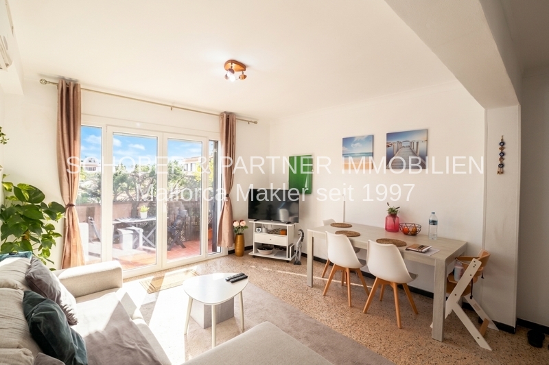 Gepflegte 4-Zi-Wohnung - wenige Gehminuten zum Meer - zentrale / ruhige Lage in Porto Cristo — Foto 2