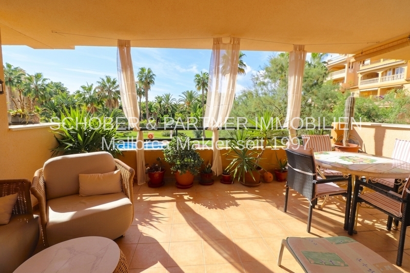FERIENWOHNUNG ODER KAPITALANLAGE – TOP GEPFLEGTE WOHNUNG MIT MEDITERRANER GARTENANLAGE UND POOL