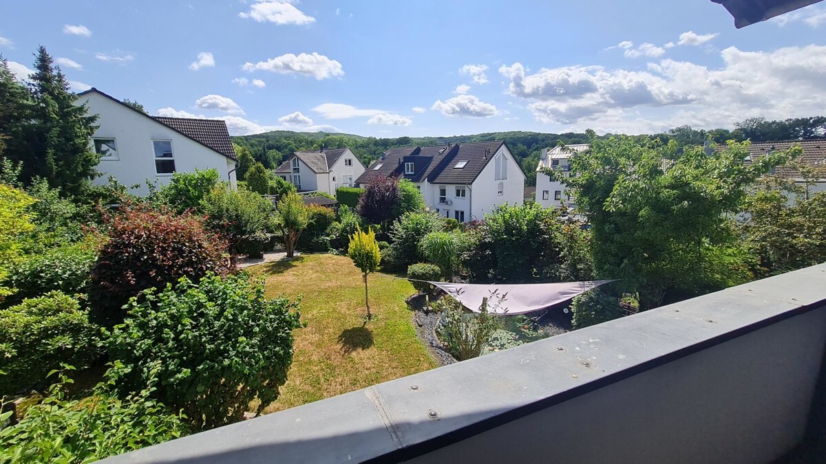 Blick vom Balkon
