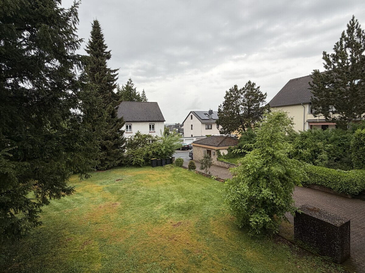 Aussicht Garten vorne