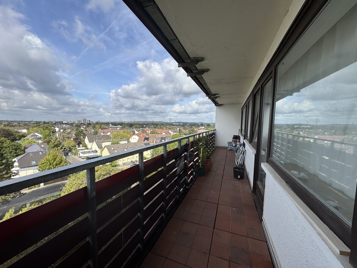 Aussicht vom Balkon
