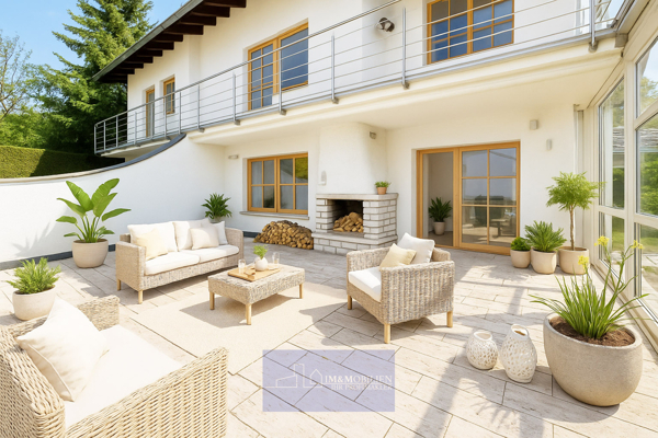 Terrasse möbliert