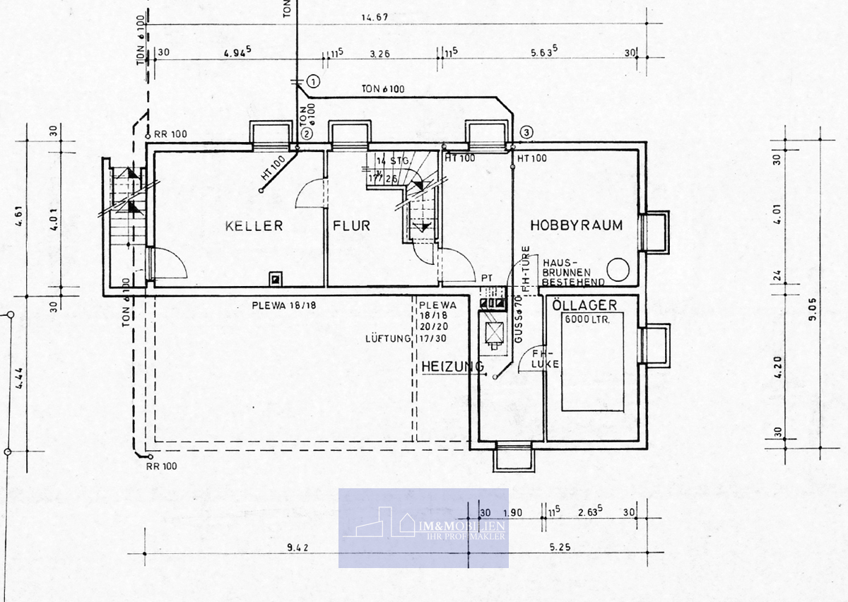 Grundriss Kellergeschoss