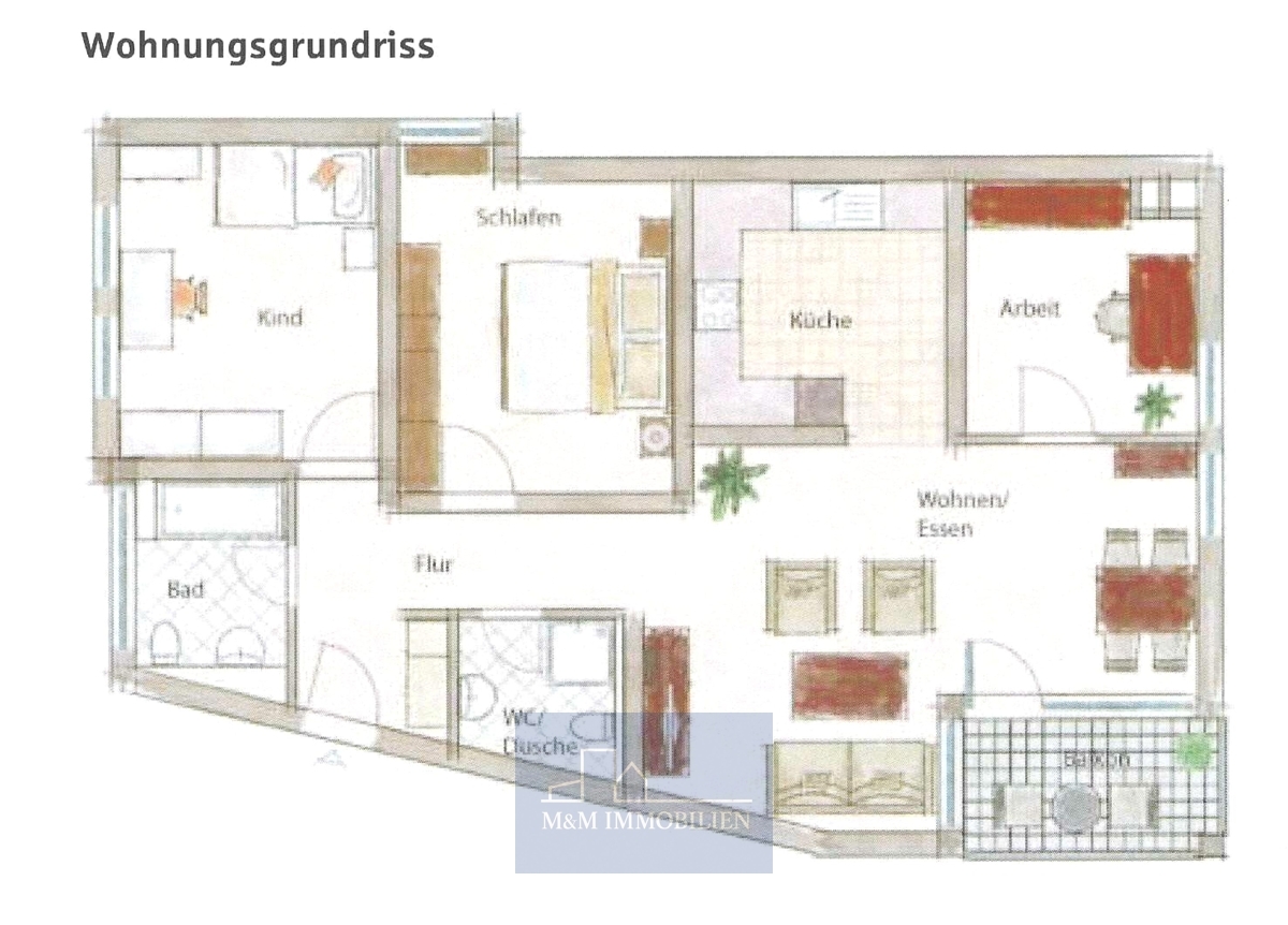 Wohnungsgrundriss