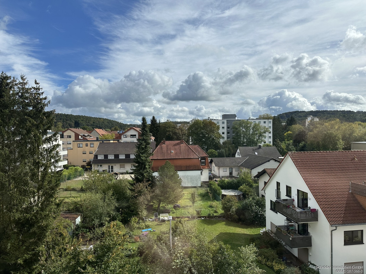 Blick aus Schlafzimmer 1 