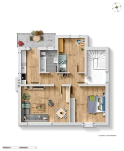 Grundriss Obergeschoss
