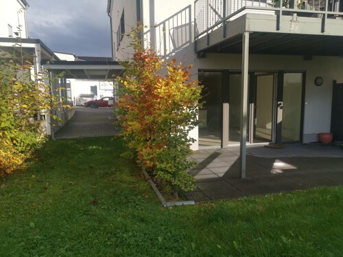 Stellplätze Zugang Garten