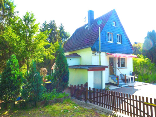 Seitenansicht von Westen Haus