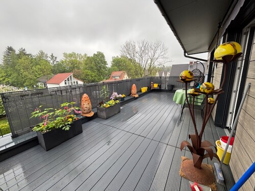 schöne Dachterrasse