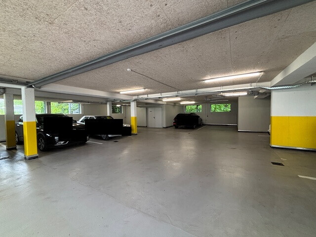Blick in die Tiefgarage