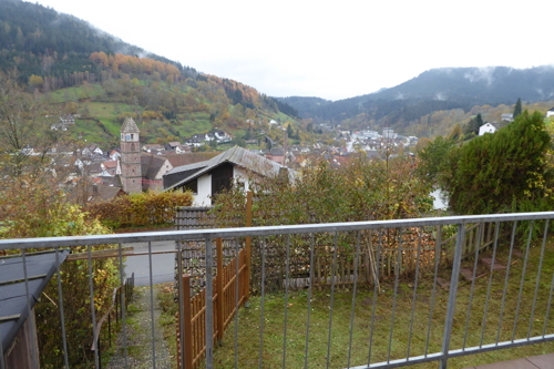 Ausblick vom Balkon