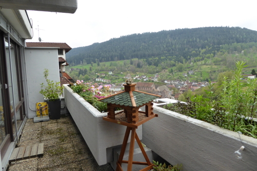 Ausblick Balkon